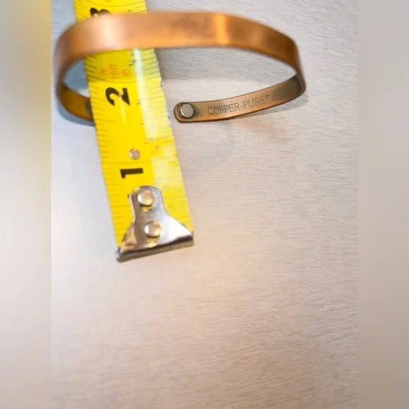 Copper Pure Cuff Bracelet - Picture 5 of 6